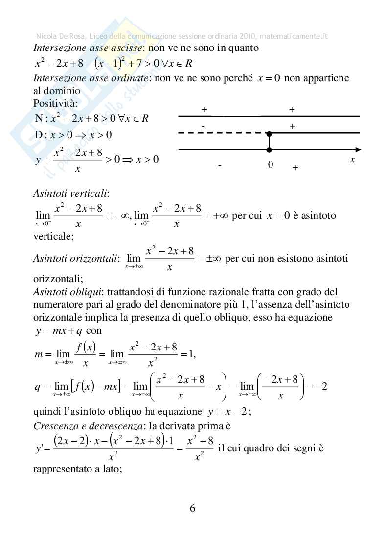 2010 - Liceo della comunicazione, sessione ordinaria Pag. 6