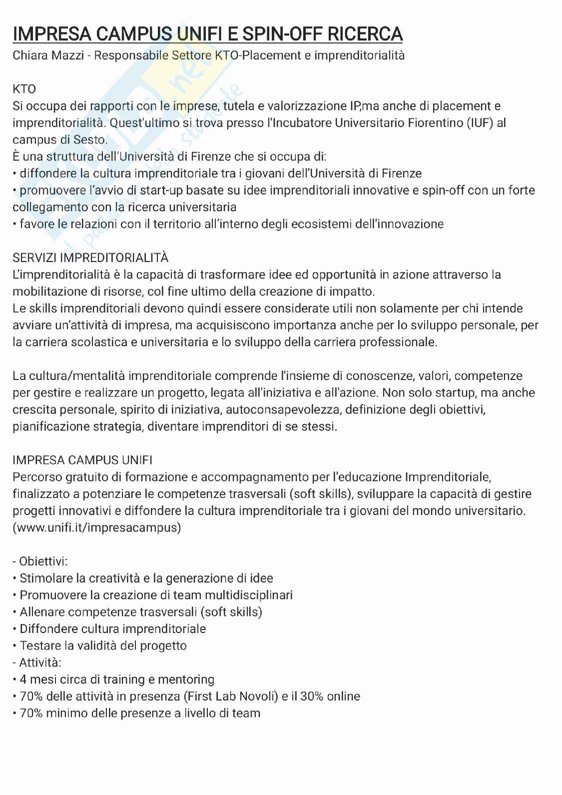 Appunti seminari Gestione della brevettazione e della proprietà industriale Pag. 16