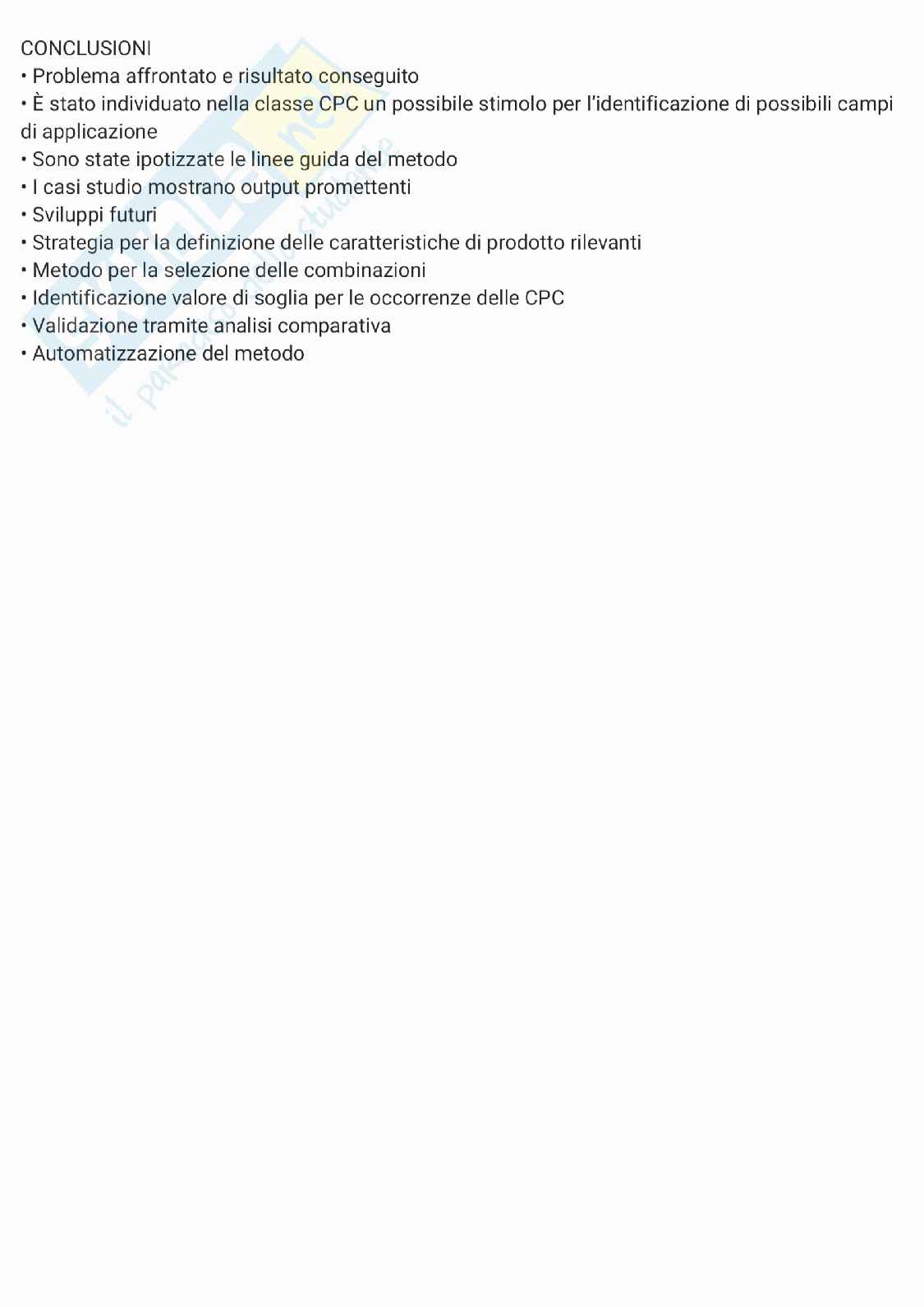 Appunti seminari Gestione della brevettazione e della proprietà industriale Pag. 6