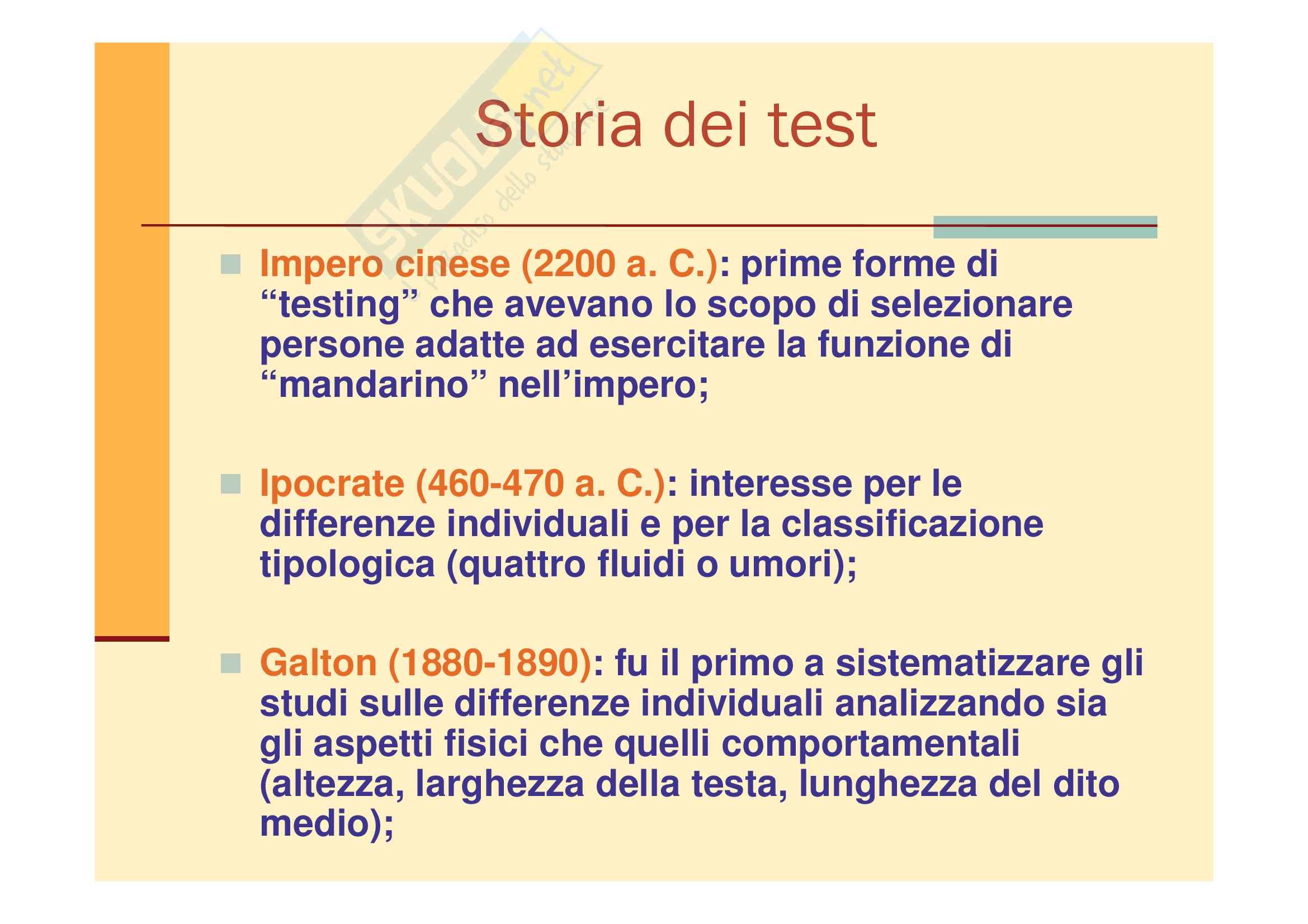 Metodologia e psicometria – Teorie e tecniche dei test Pag. 16