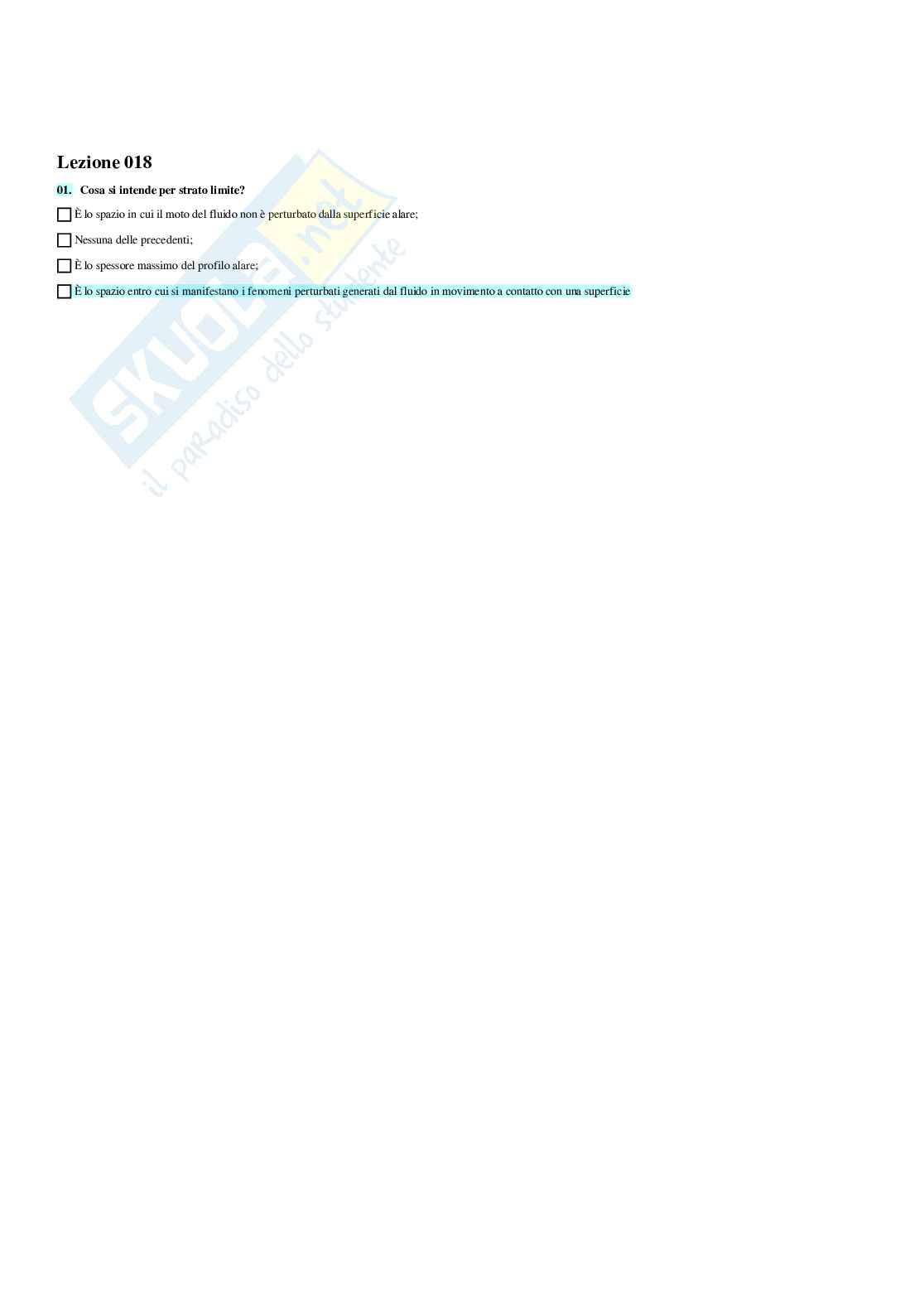 Paniere completo di Strumenti per la progettazione di Uav - Risposte multiple e aperte Pag. 21