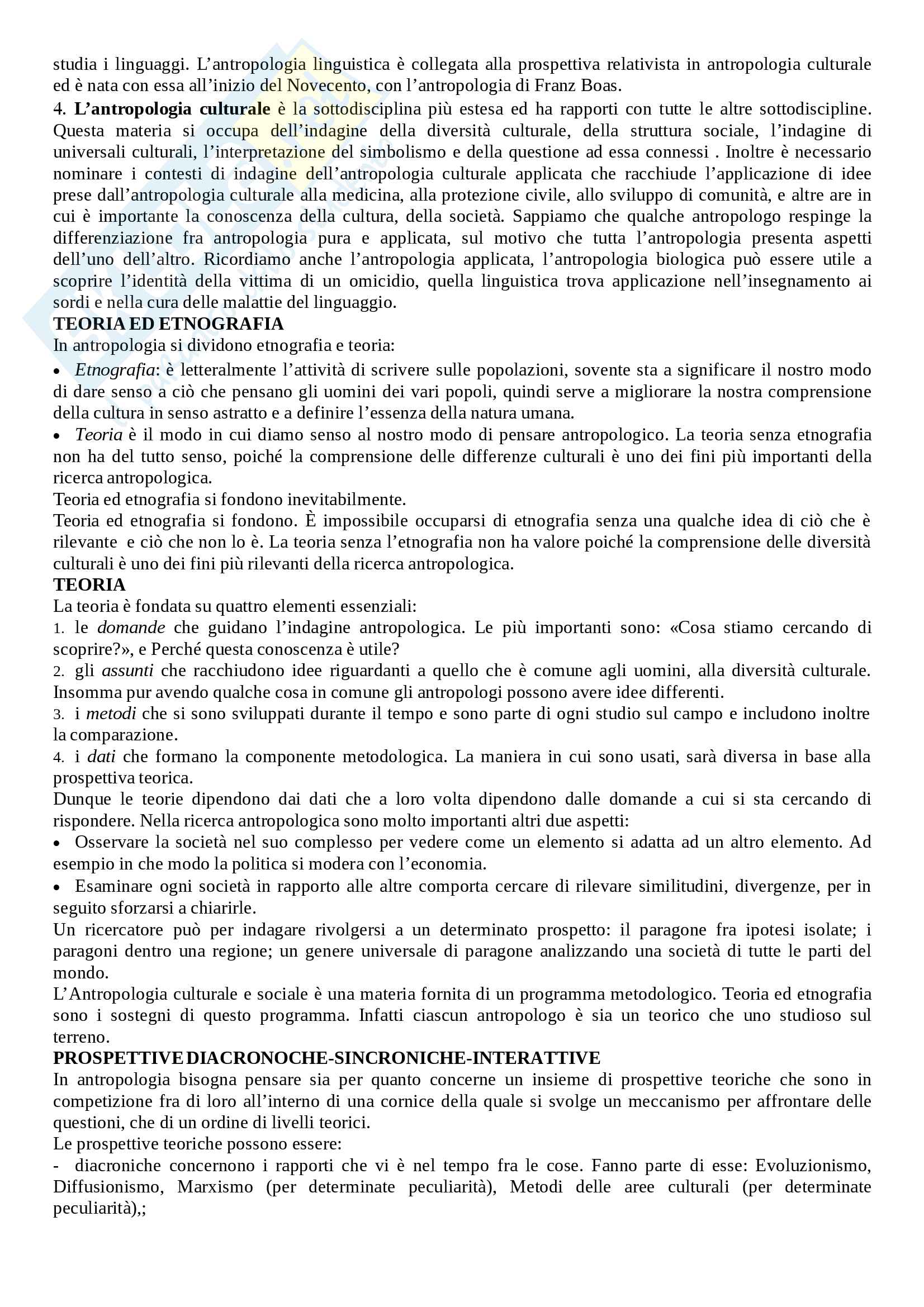 Riasssunti Antropologia culturale Pag. 2