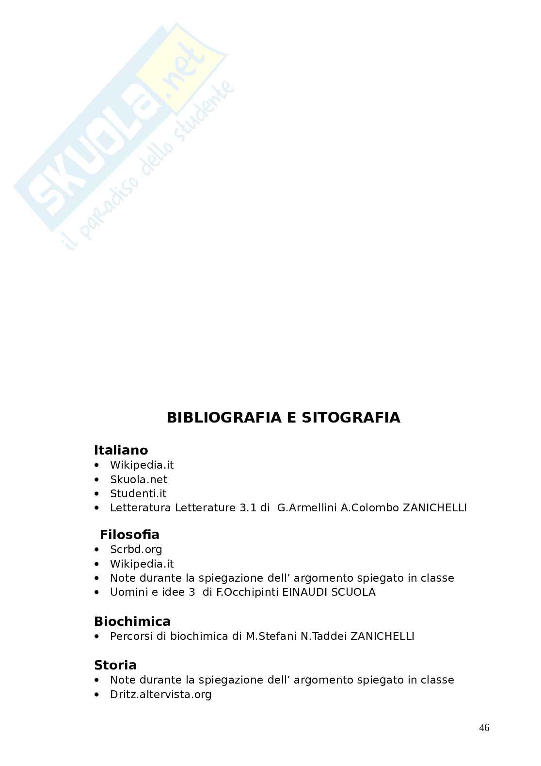 Orgine della Specie - Tesina Pag. 46