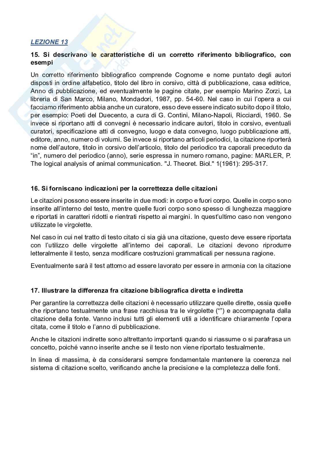 Paniere Laboratorio di scrittura - Risposte aperte - aggiornato (2026) Pag. 16