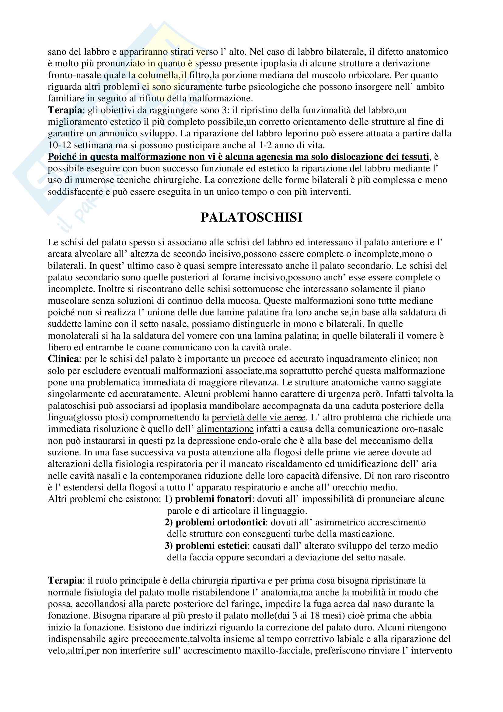 Dermatologia e chirurgia plastica - patologia malformativa Pag. 2
