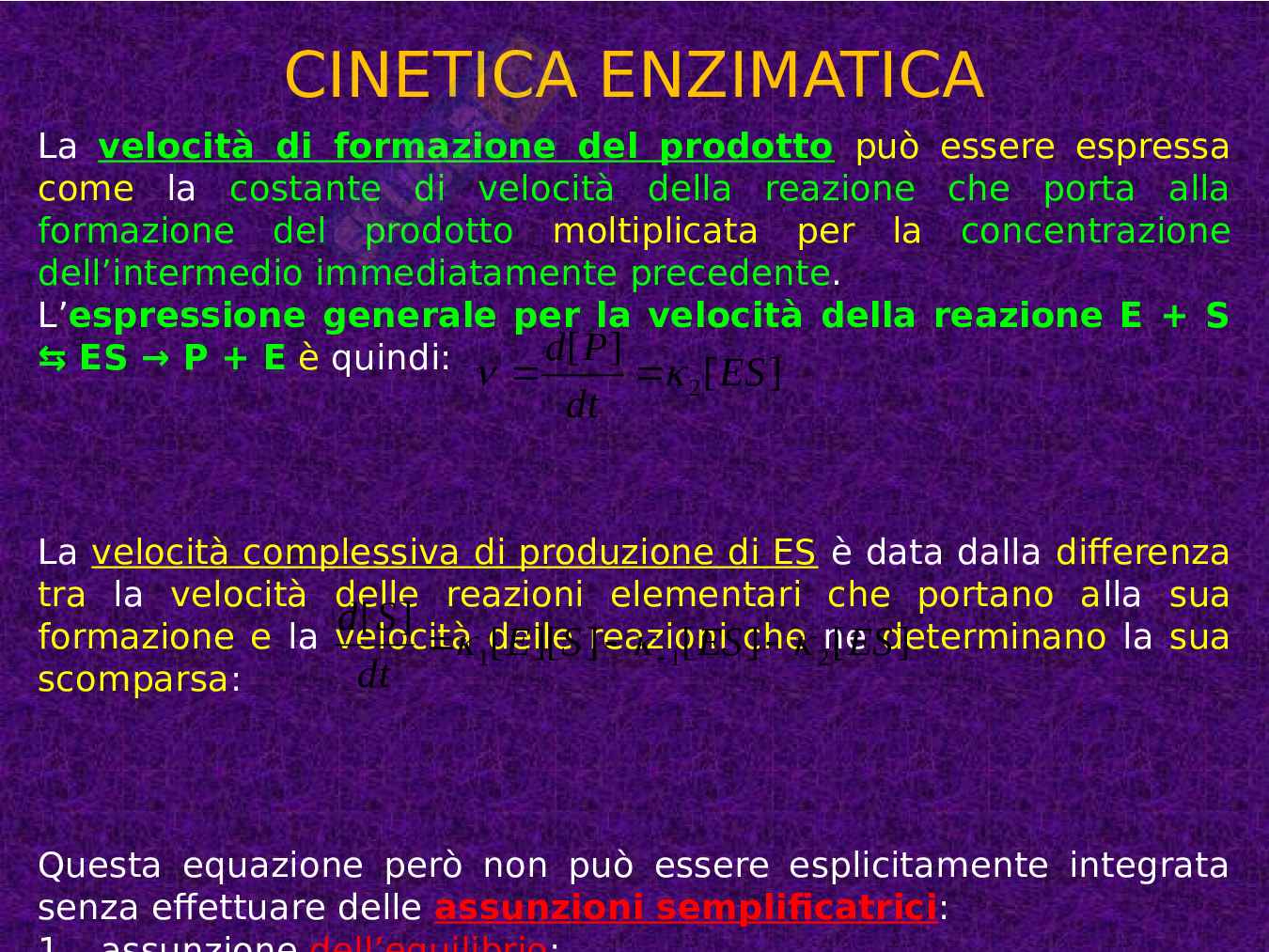 Enzimi e cinetica enzimatica Pag. 51