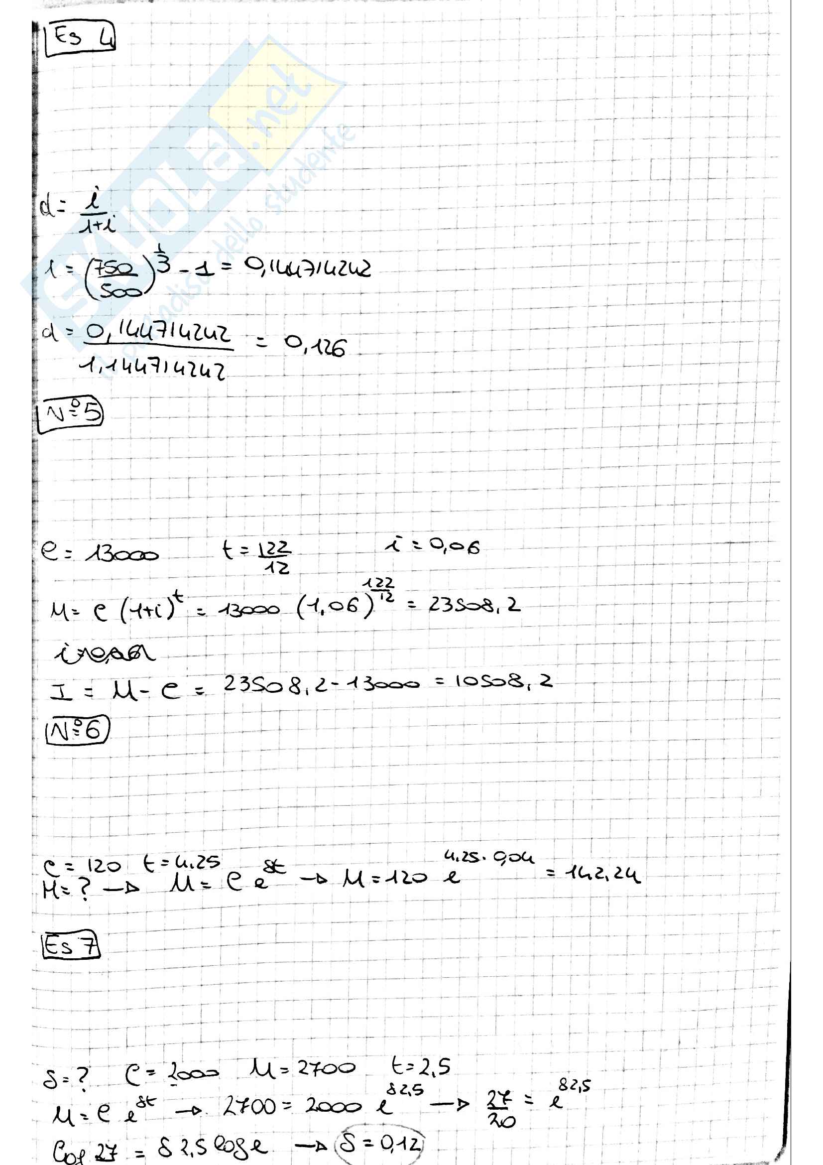 Esercizi di metodi quantitativi, metodi quantitativi Pag. 21