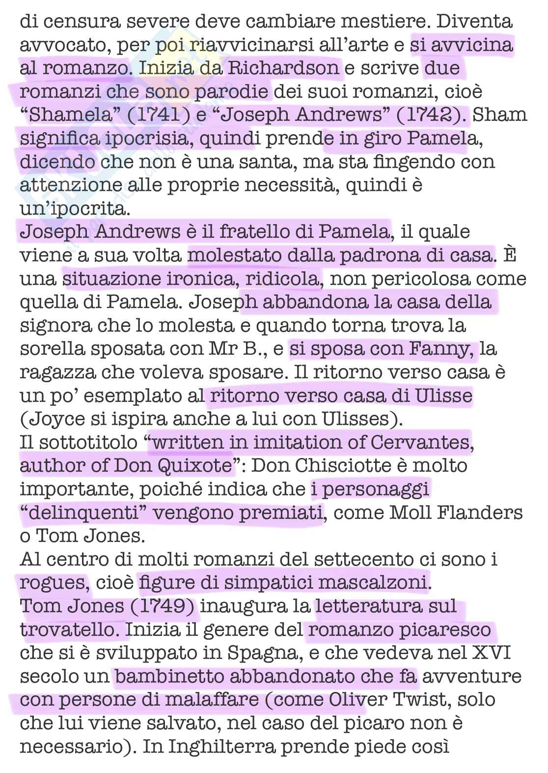 Appunti di Letteratura inglese 1   Pag. 16