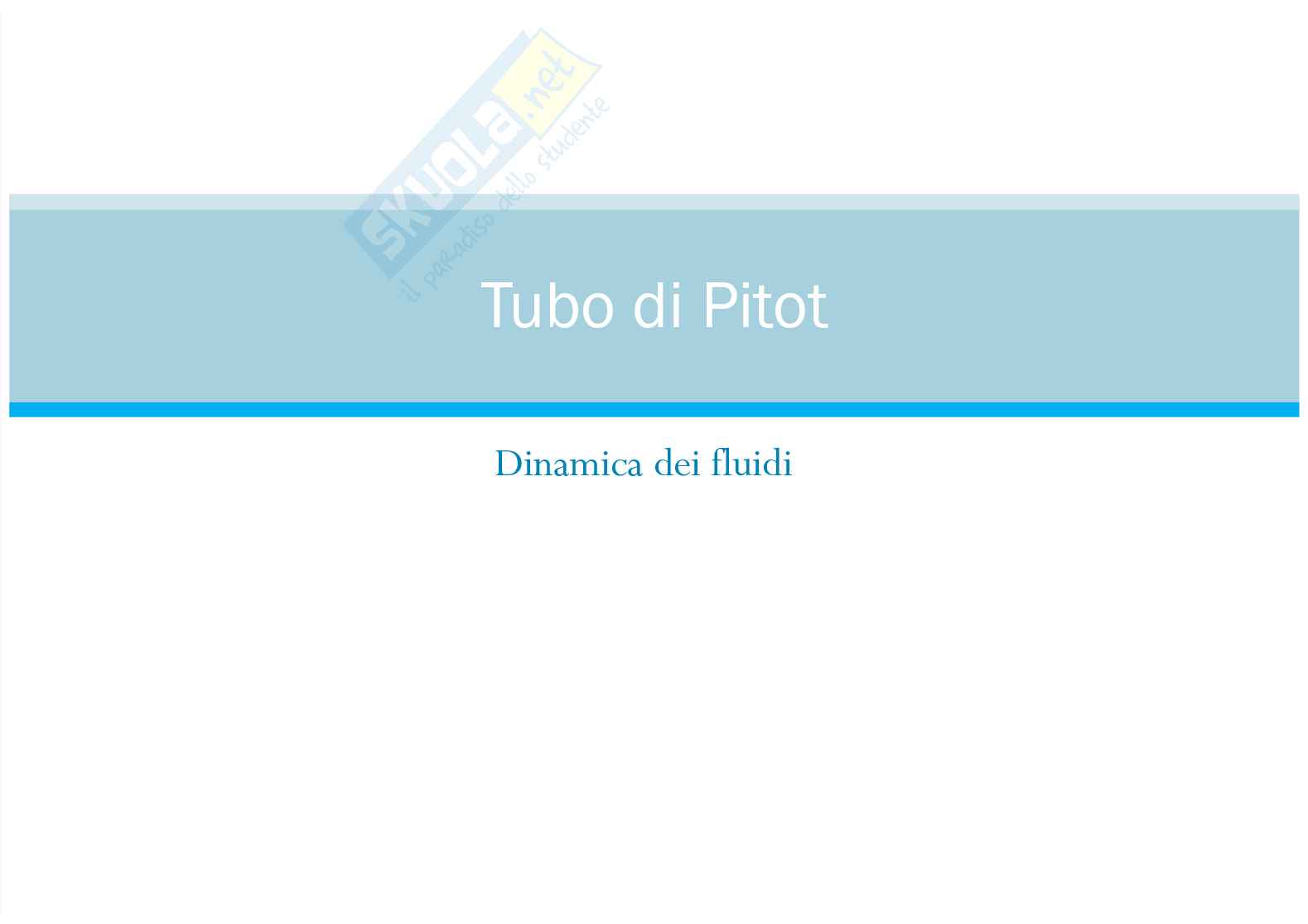 Tubo di Pitot Pag. 1
