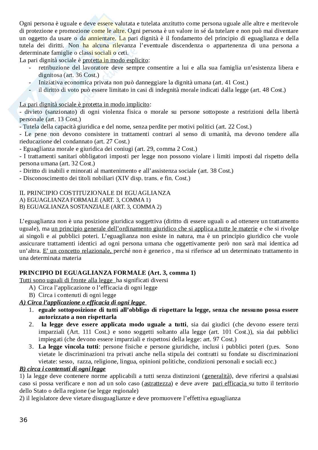 Appunti Diritto costituzionale Pag. 36