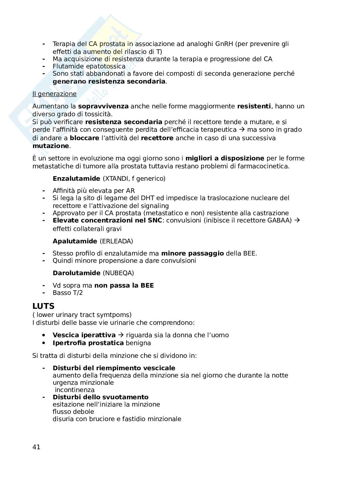 Appunti completi lezioni Farmacoterapia 2 Pag. 41