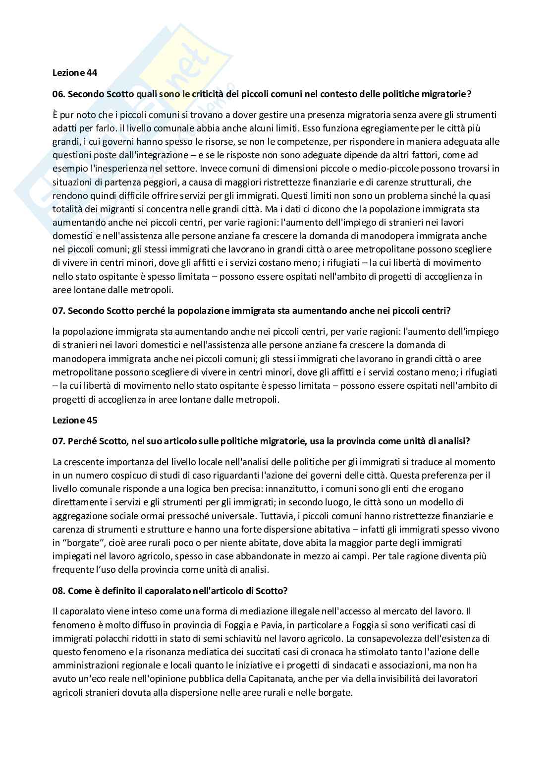 Paniere svolto e verificato di Analisi delle politiche pubbliche - Risposte aperte Pag. 36