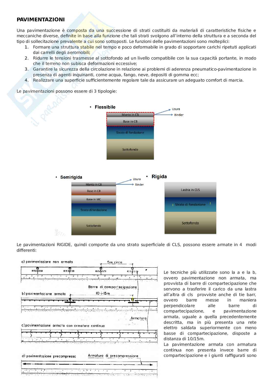 Pavimentazioni nelle infrastrutture aeroportuali Pag. 1