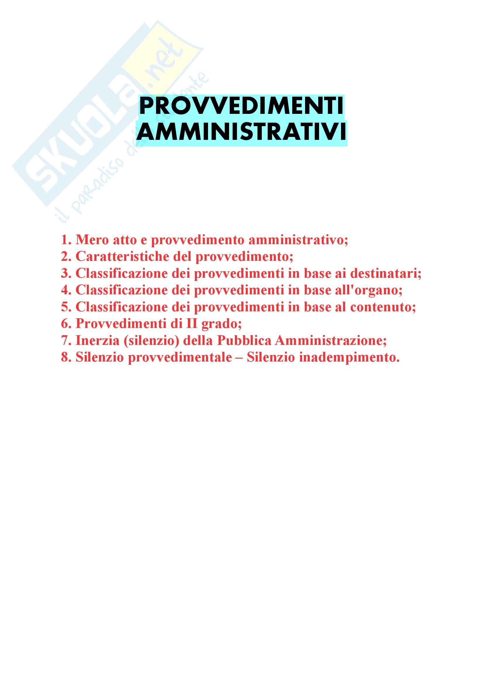 Riassunto esame Diritto amministrativo, prof. D'Emma Pag. 1