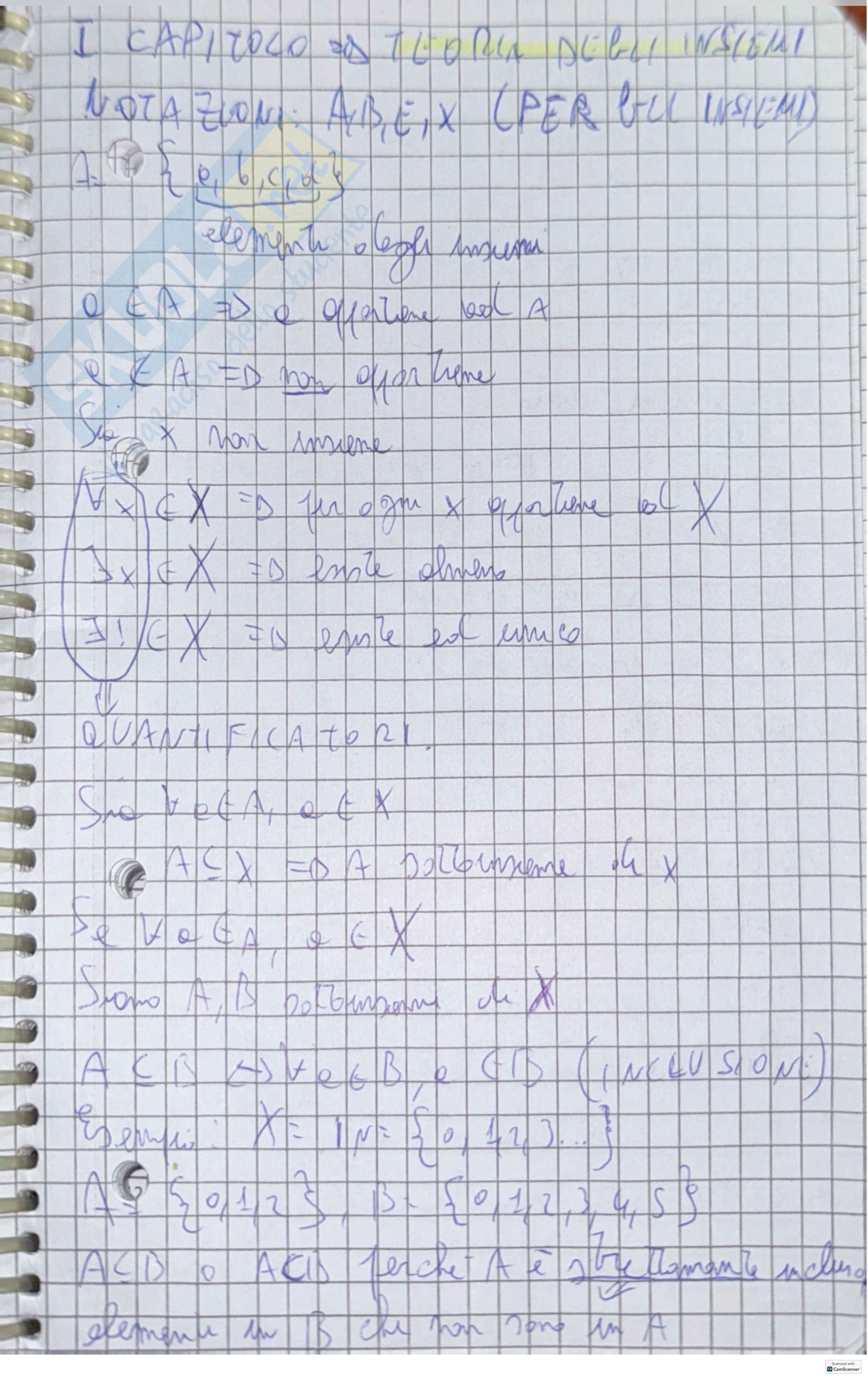 Analisi matematica 1 Pag. 1
