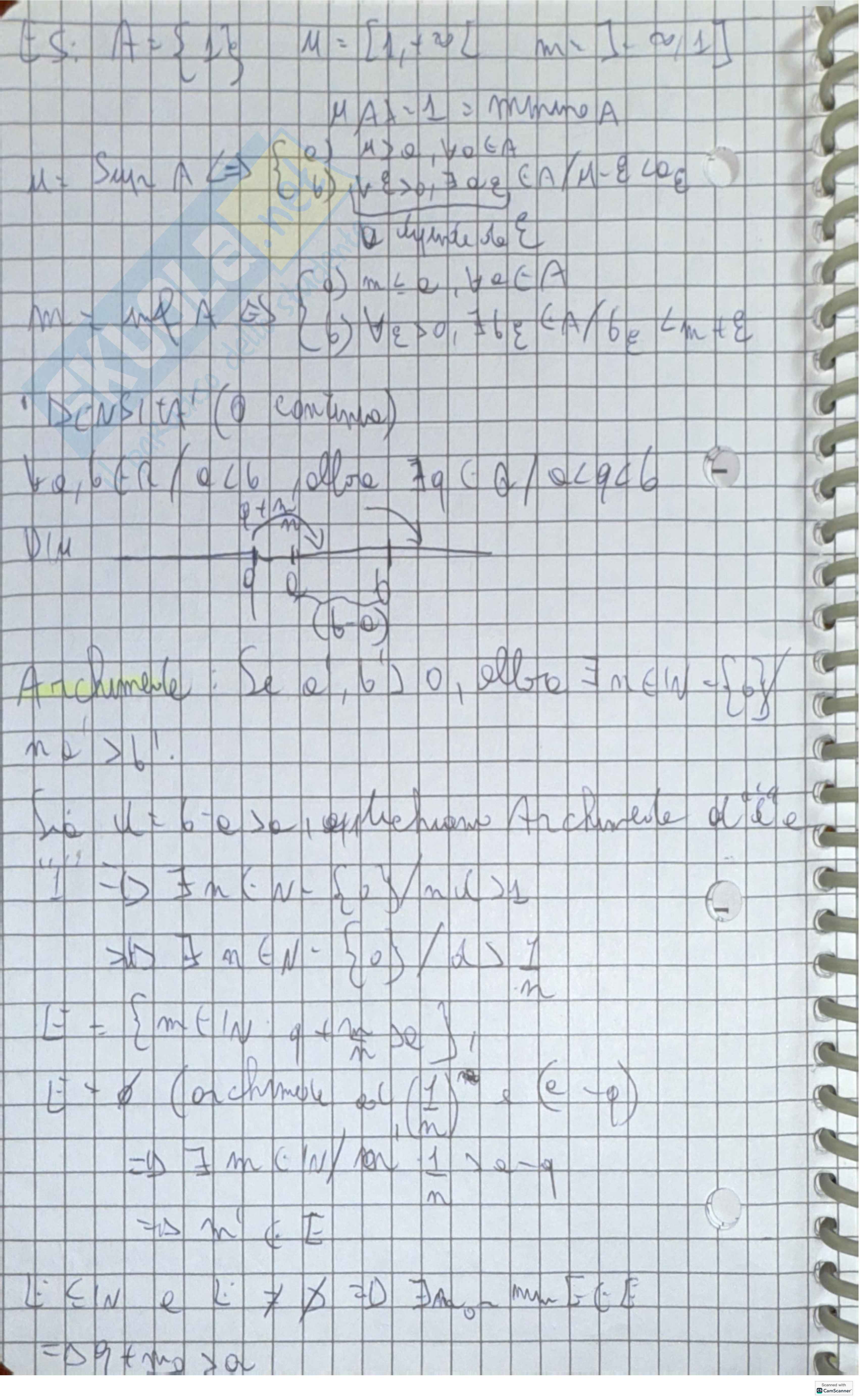 Analisi matematica 1 Pag. 6