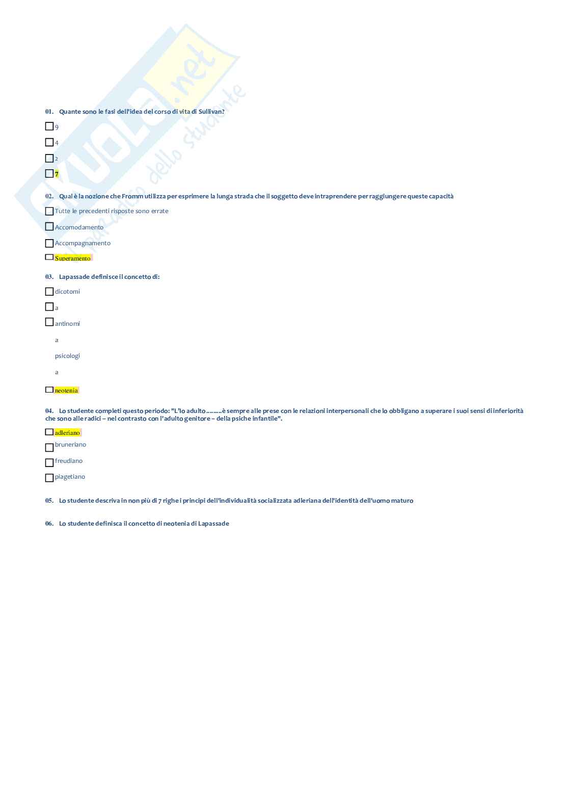 Educazione permanente e formazione degli adulti Pag. 36