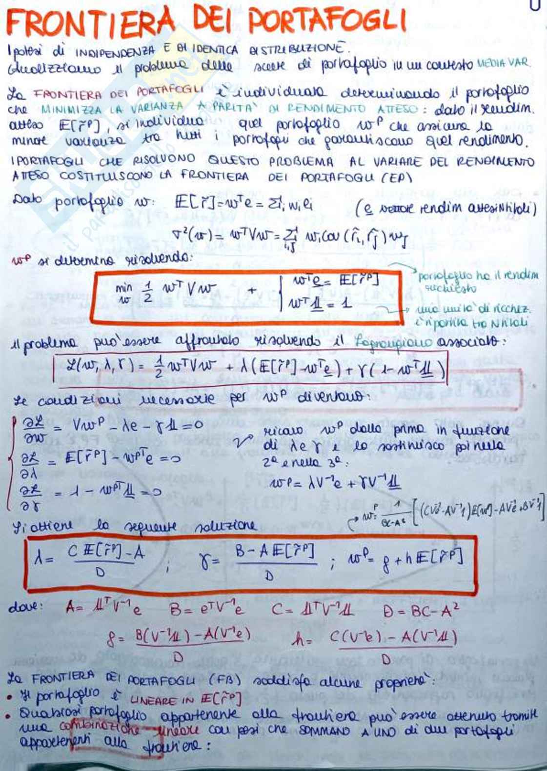 Finanza matematica I Pag. 41