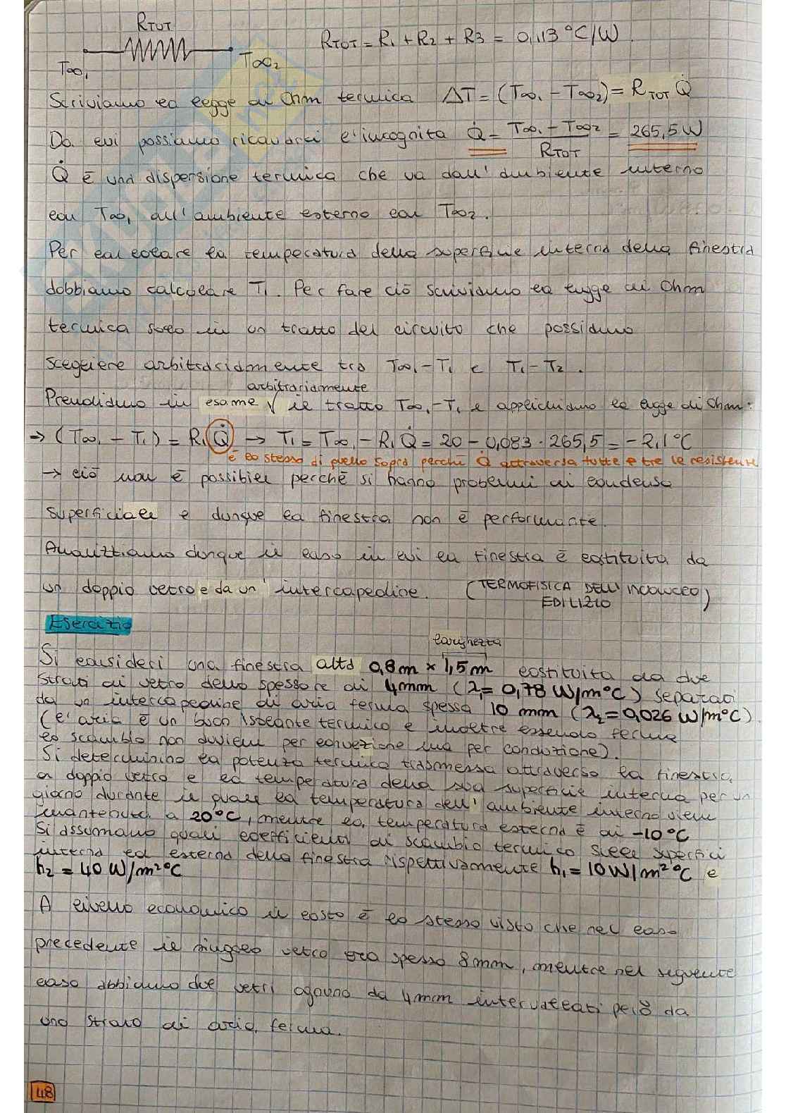 Termofisica e acustica delle costruzioni t - Prove d'esame - Parte 3 Pag. 6