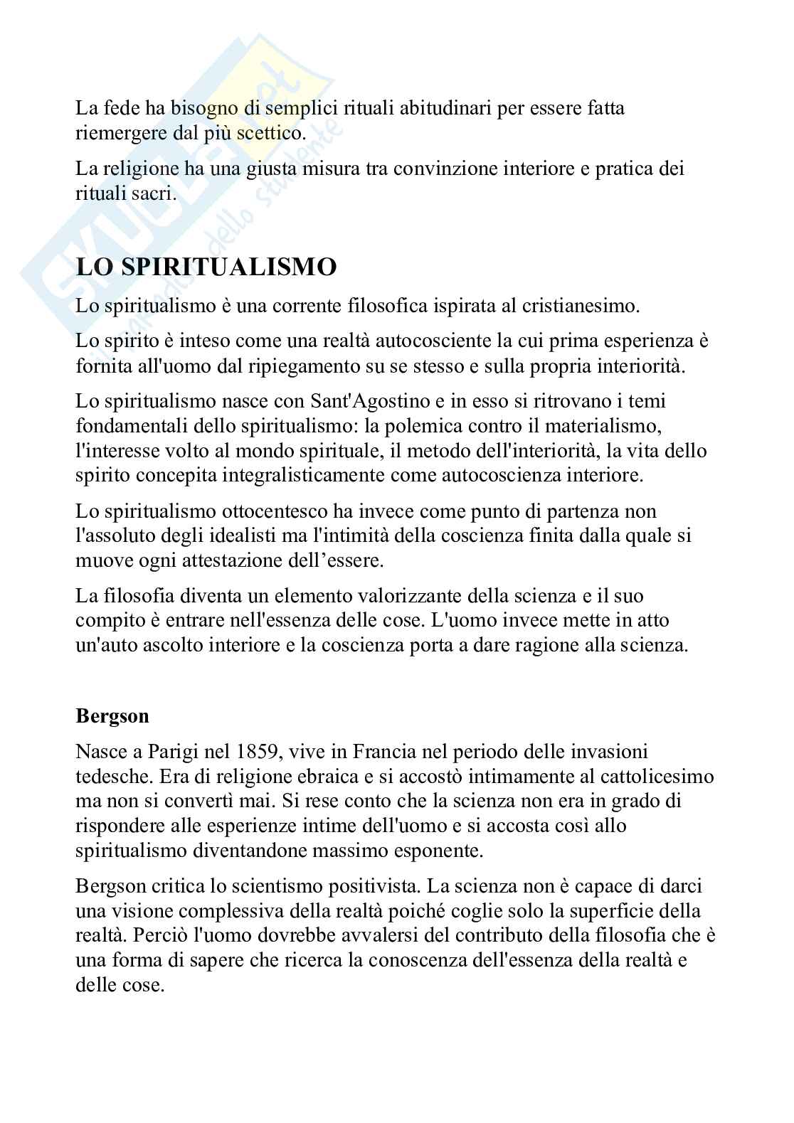 Appunti di Filosofia contemporanea  Pag. 6
