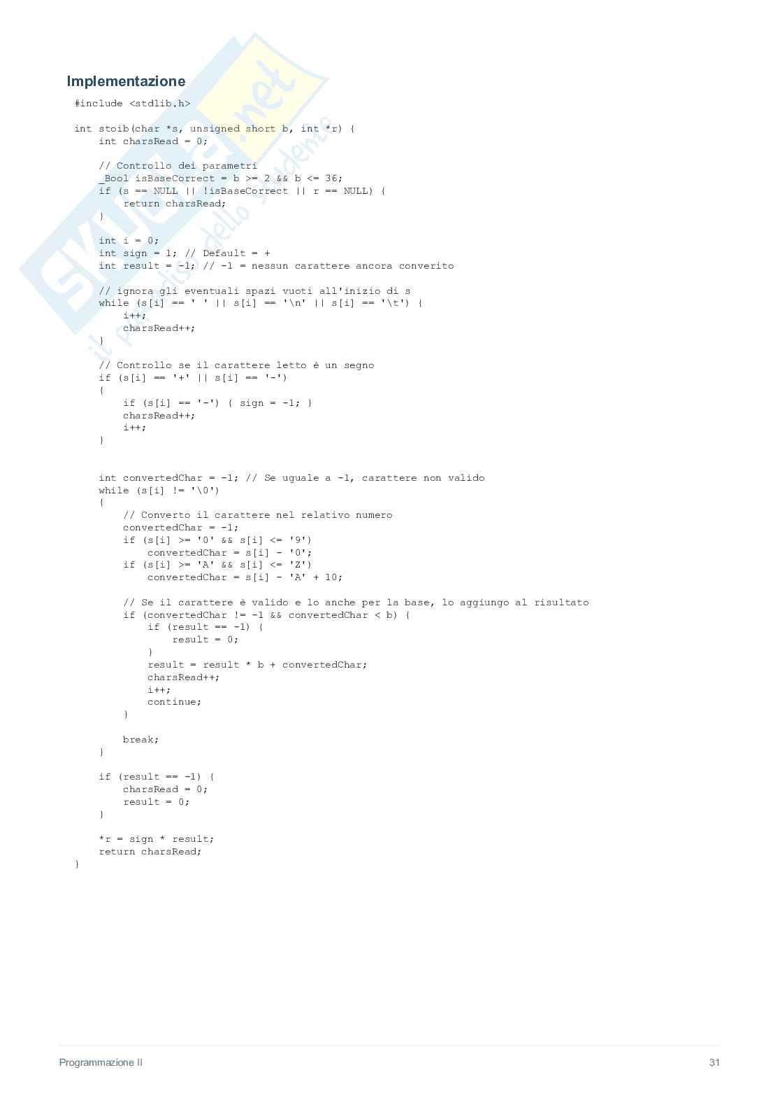 Appunti di Programmazione II Pag. 31