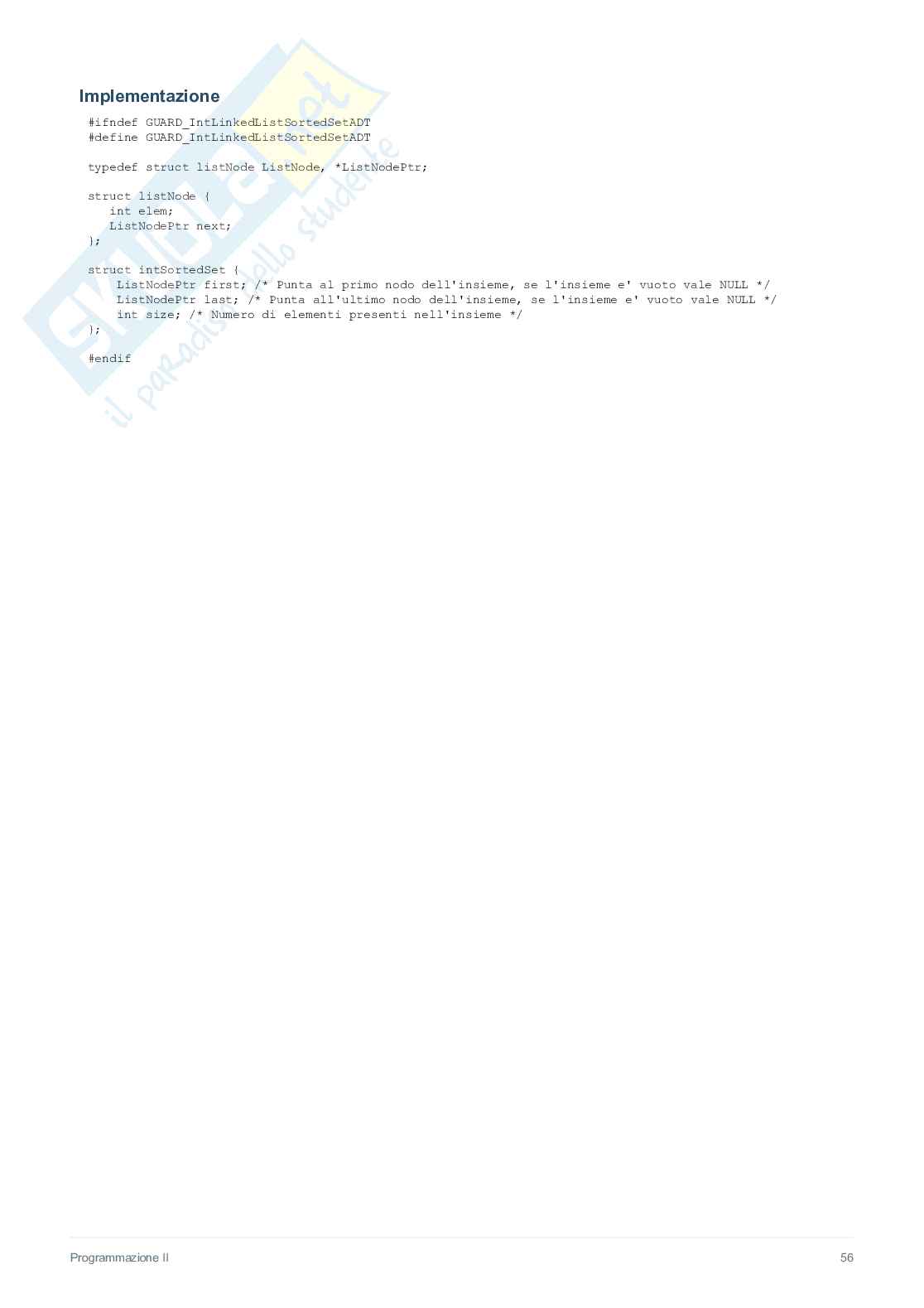 Appunti di Programmazione II Pag. 56
