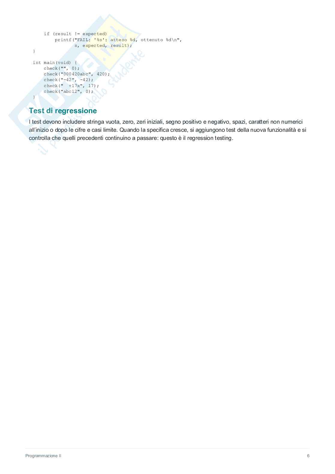 Appunti di Programmazione II Pag. 6