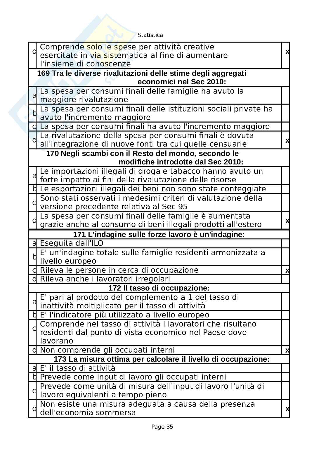 Statistica economica  Pag. 36