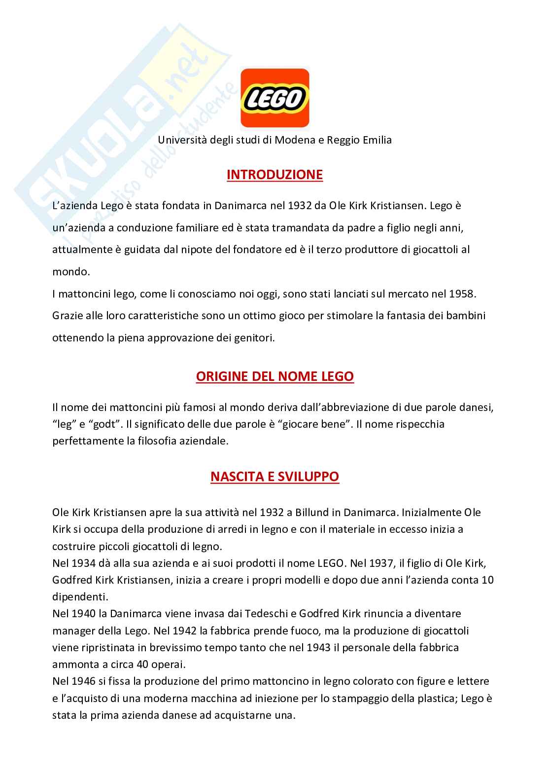 Progetto Marketing Pag. 2