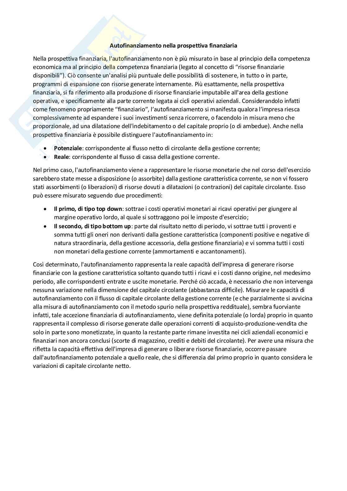 Finanza aziendale - Appunti completi Pag. 61