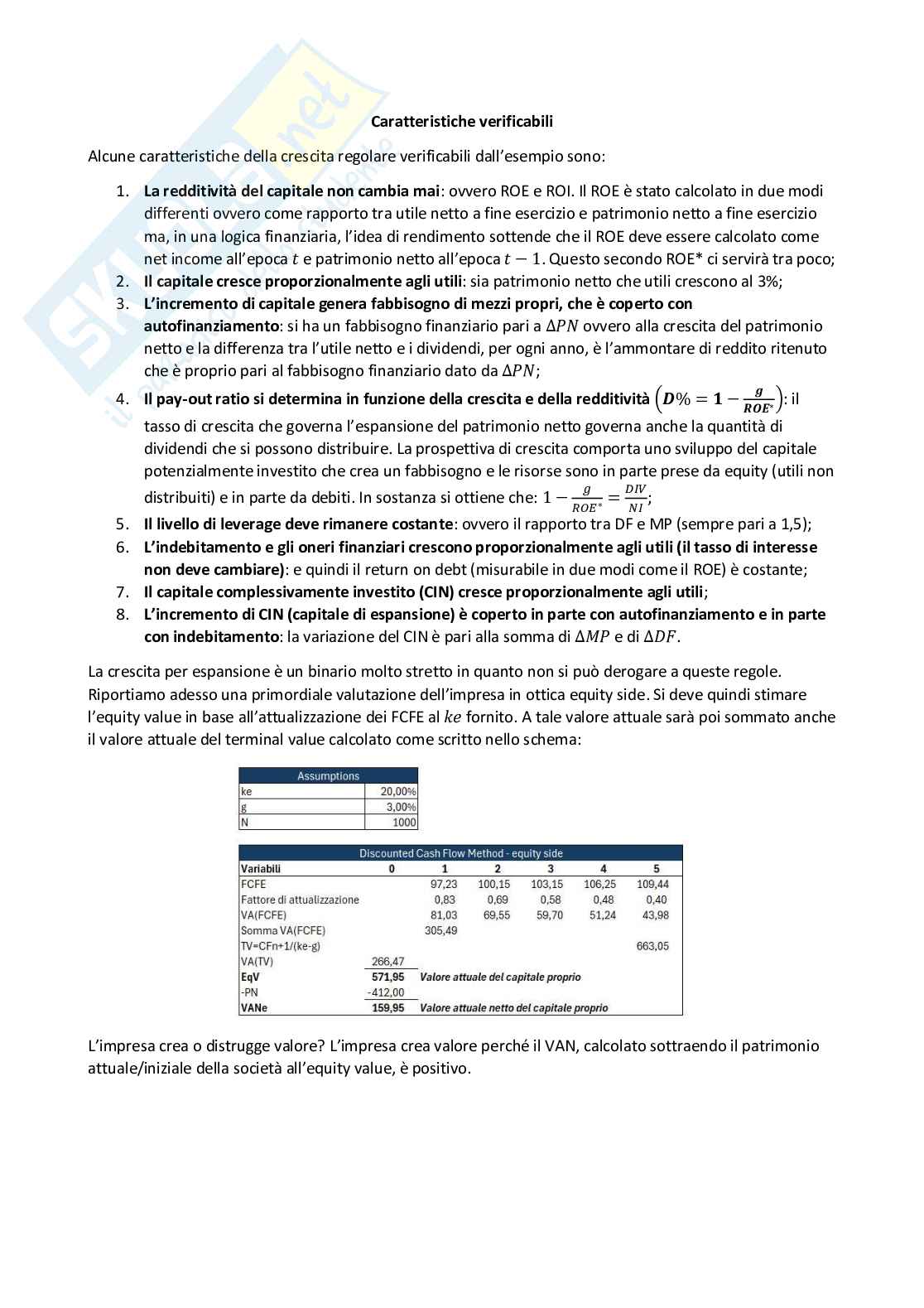Finanza aziendale - Appunti completi Pag. 76