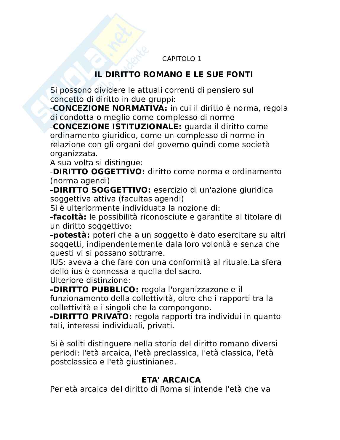 sistema contrattuale romano Pag. 1