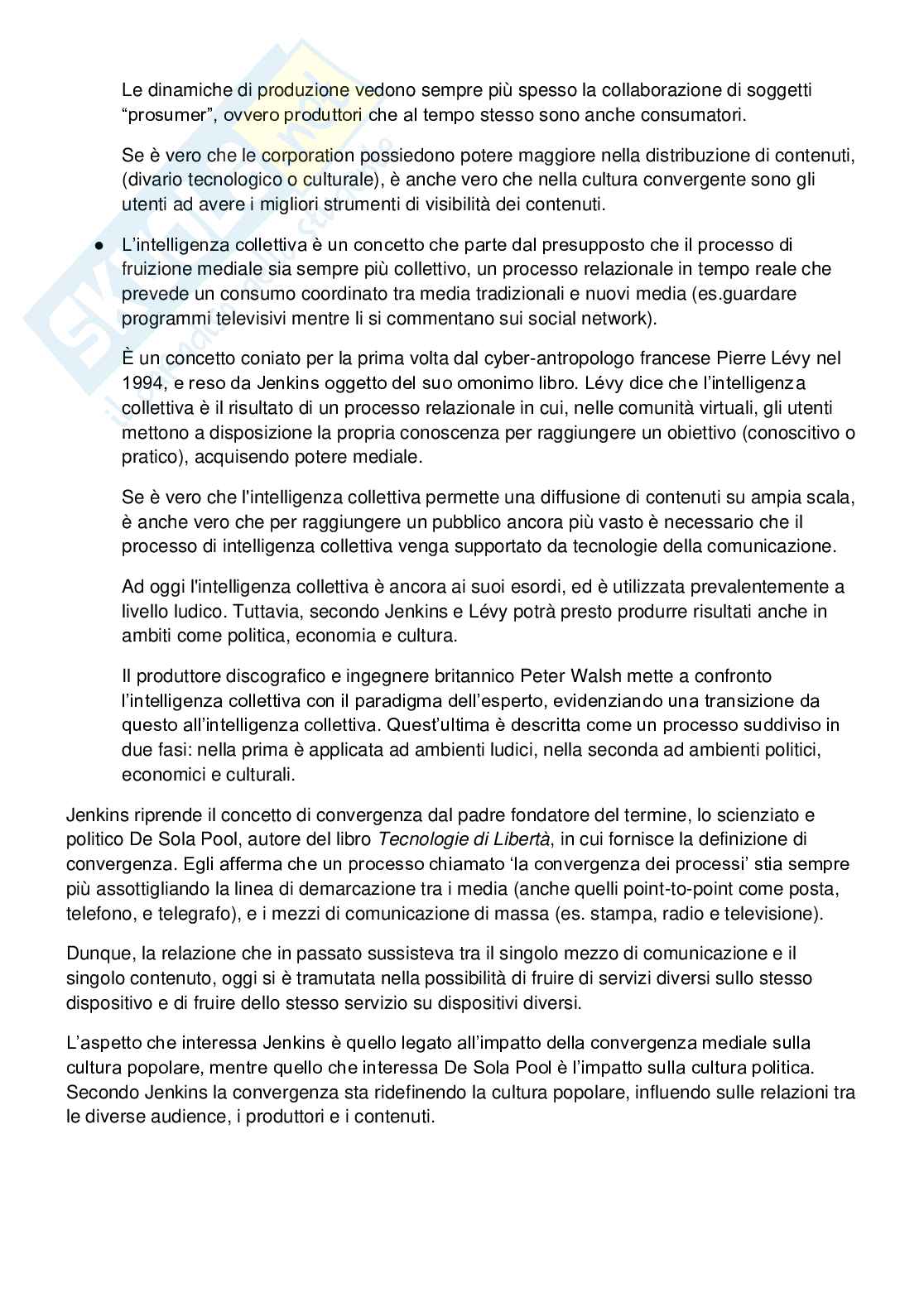 Appunti di Teoria e filosofia dei linguaggi, dei media e dello spettacolo Pag. 2