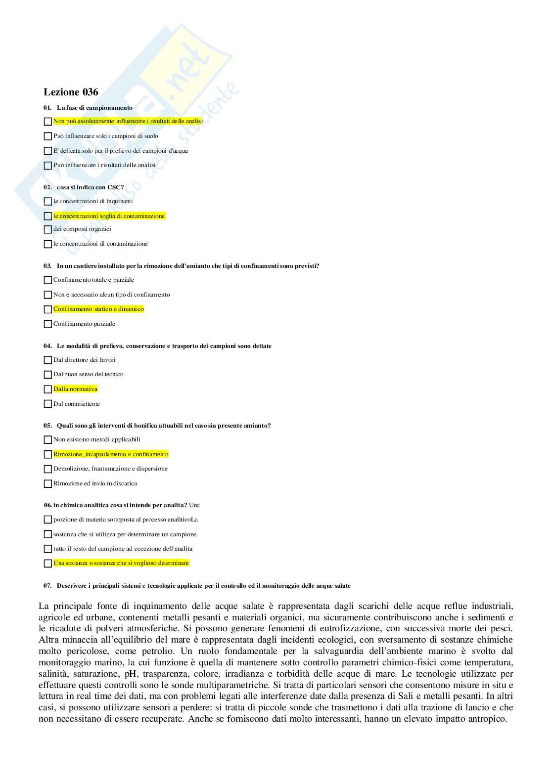 Analisi di dati Pag. 36
