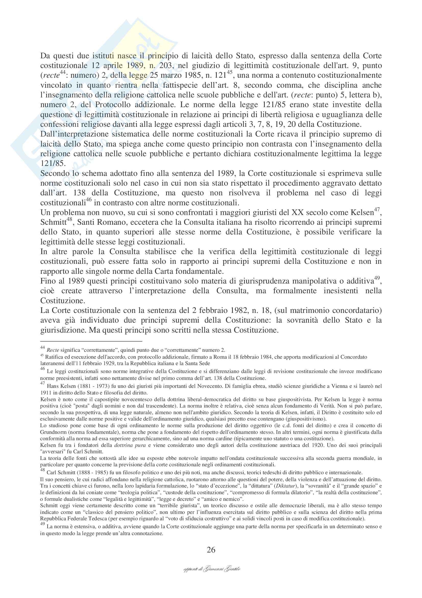 Diritto ecclesiastico - Appunti Pag. 26