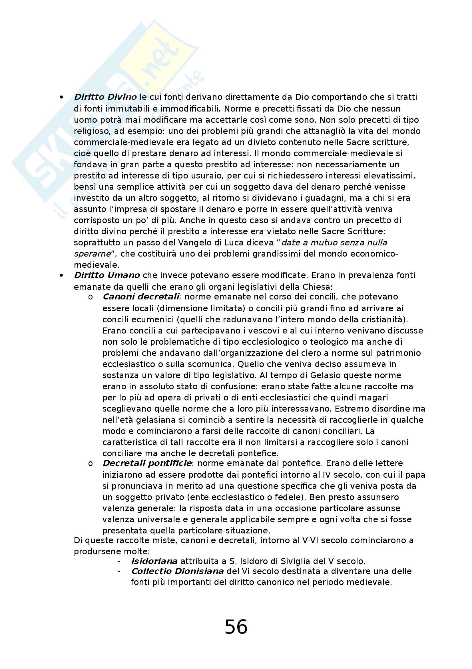 Parte medievale, Storia del diritto medievale e moderno Pag. 56