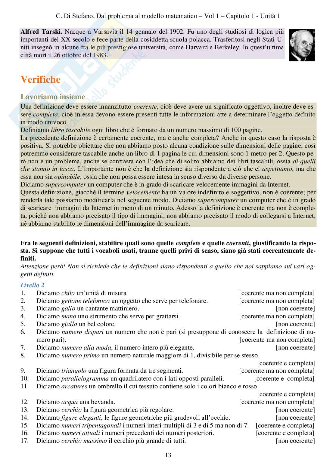 Dal problema al modello matematico 1 (ebook) Pag. 16