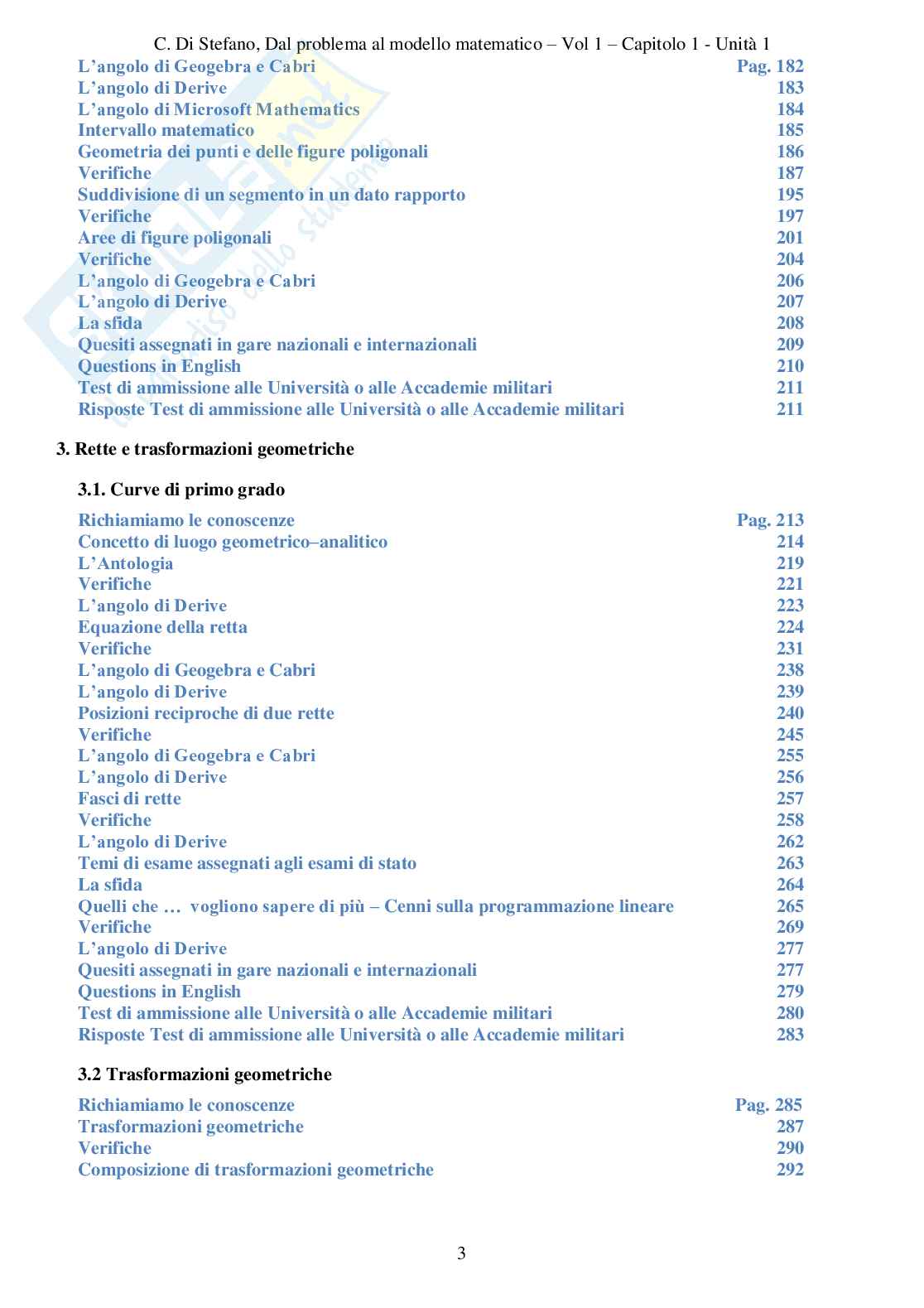 Dal problema al modello matematico 1 (ebook) Pag. 6