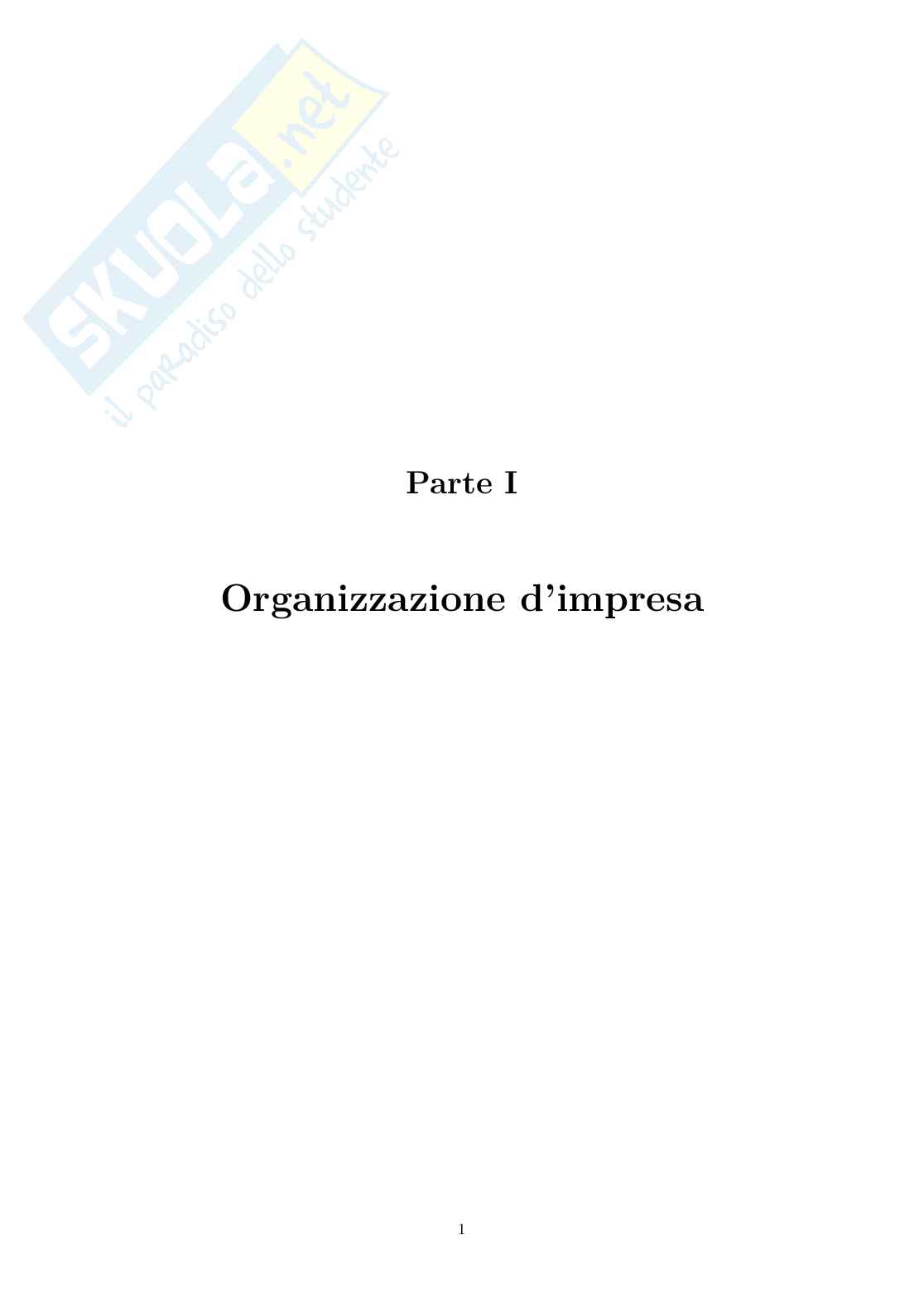 Impianti di produzione e organizzazione di impresa Pag. 6