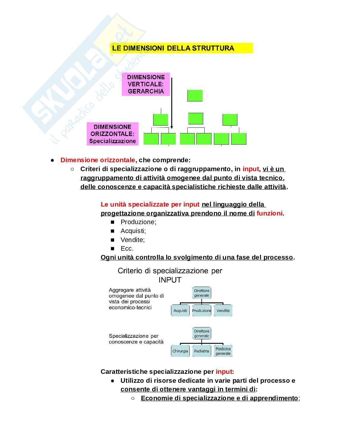 Appunti completi Organizzazione aziendale  Pag. 11