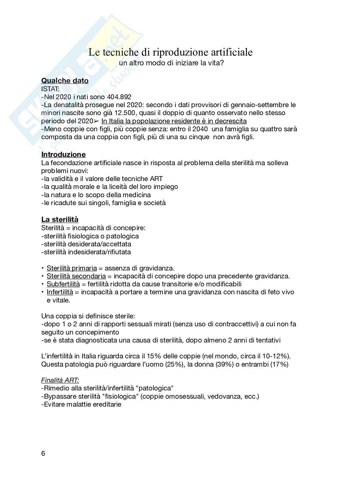 Vita umana e bioetica Pag. 6