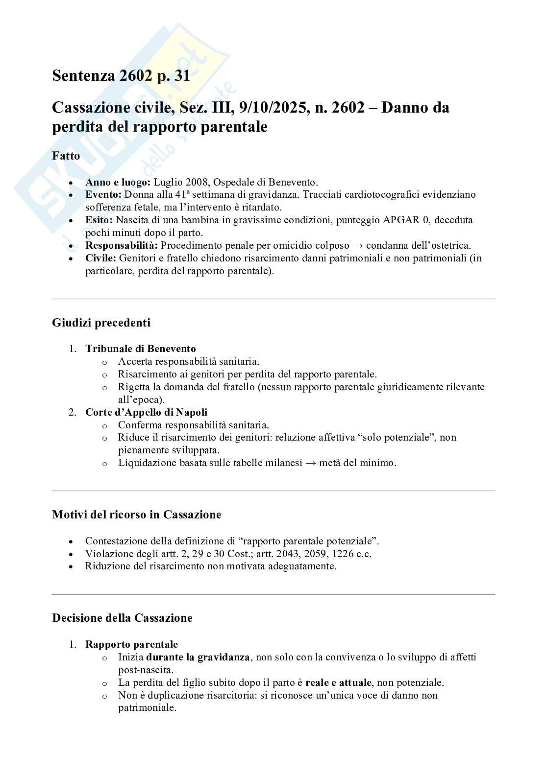 Diritto civile  Pag. 1