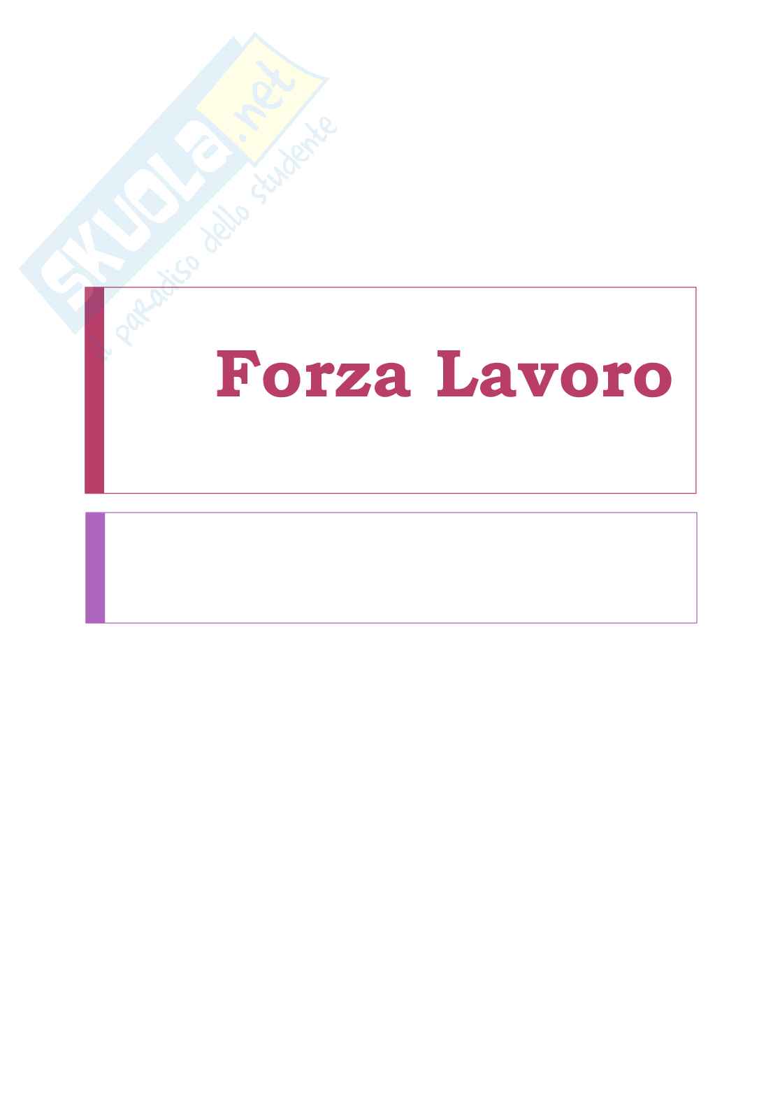 Forza Lavoro Pag. 1