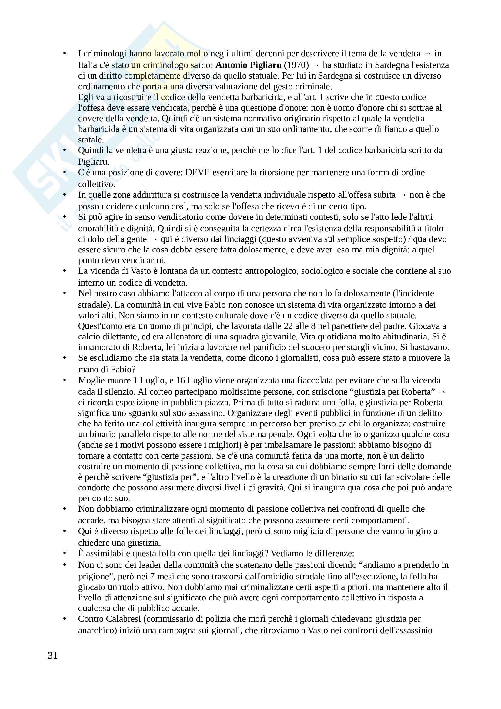 Appunti di criminologia Pag. 31