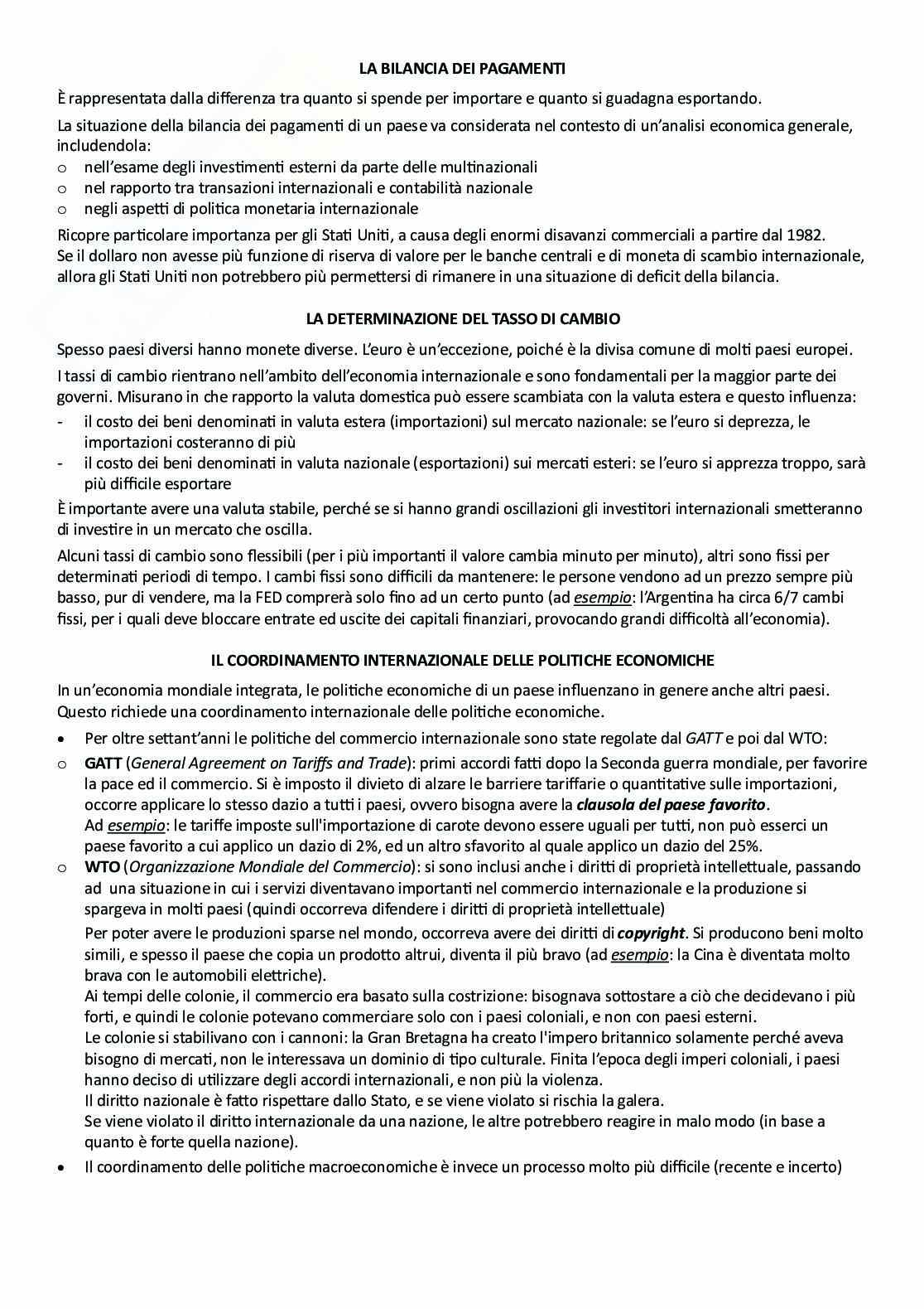 Appunti Economia Internazionale  Pag. 6