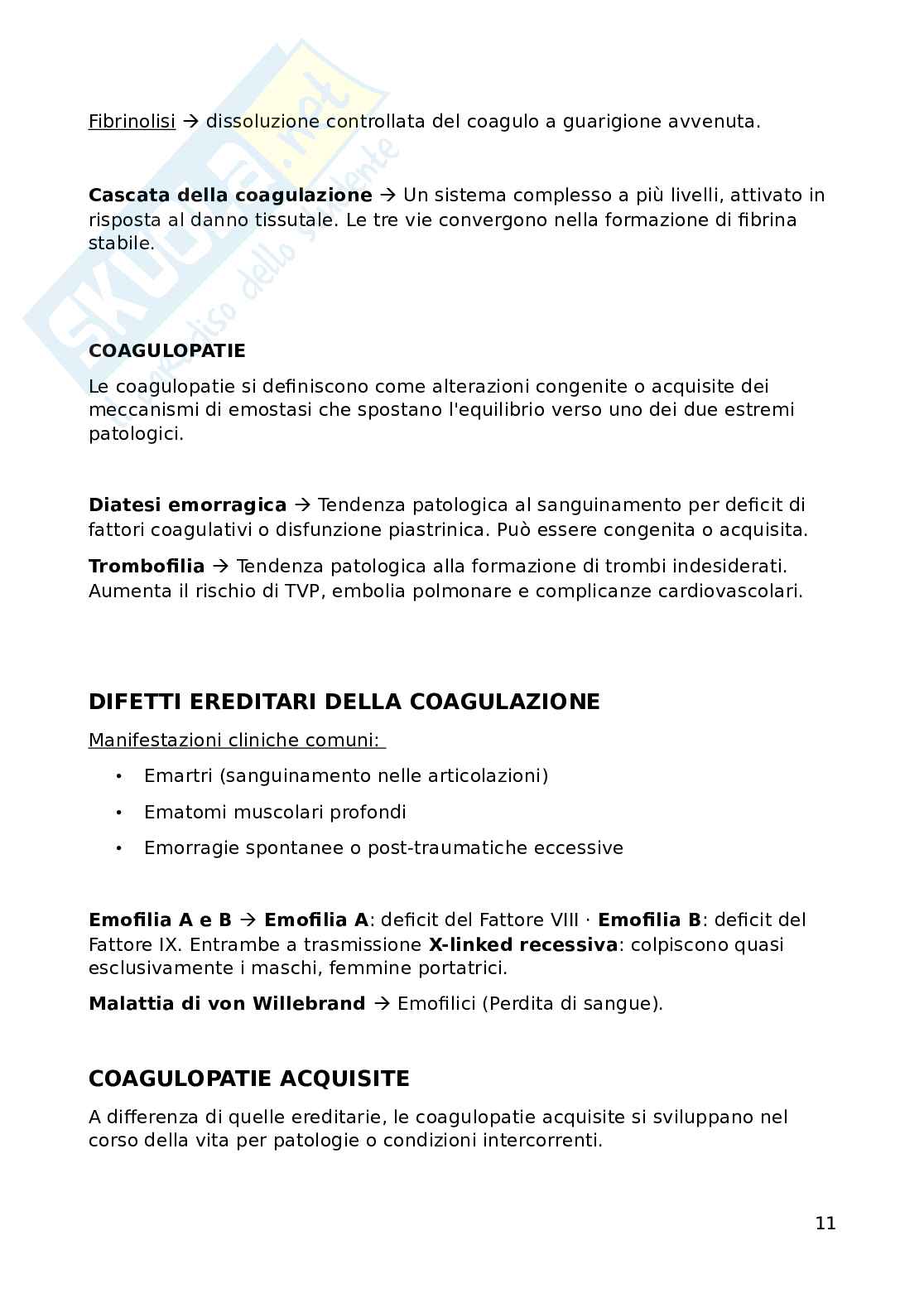 Fisiopatologia applicata all'infermieristica  Pag. 11