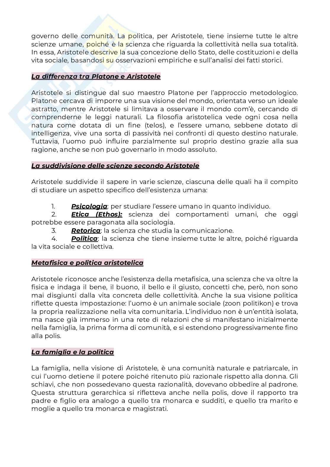 Storia delle dottrine politiche Pag. 11