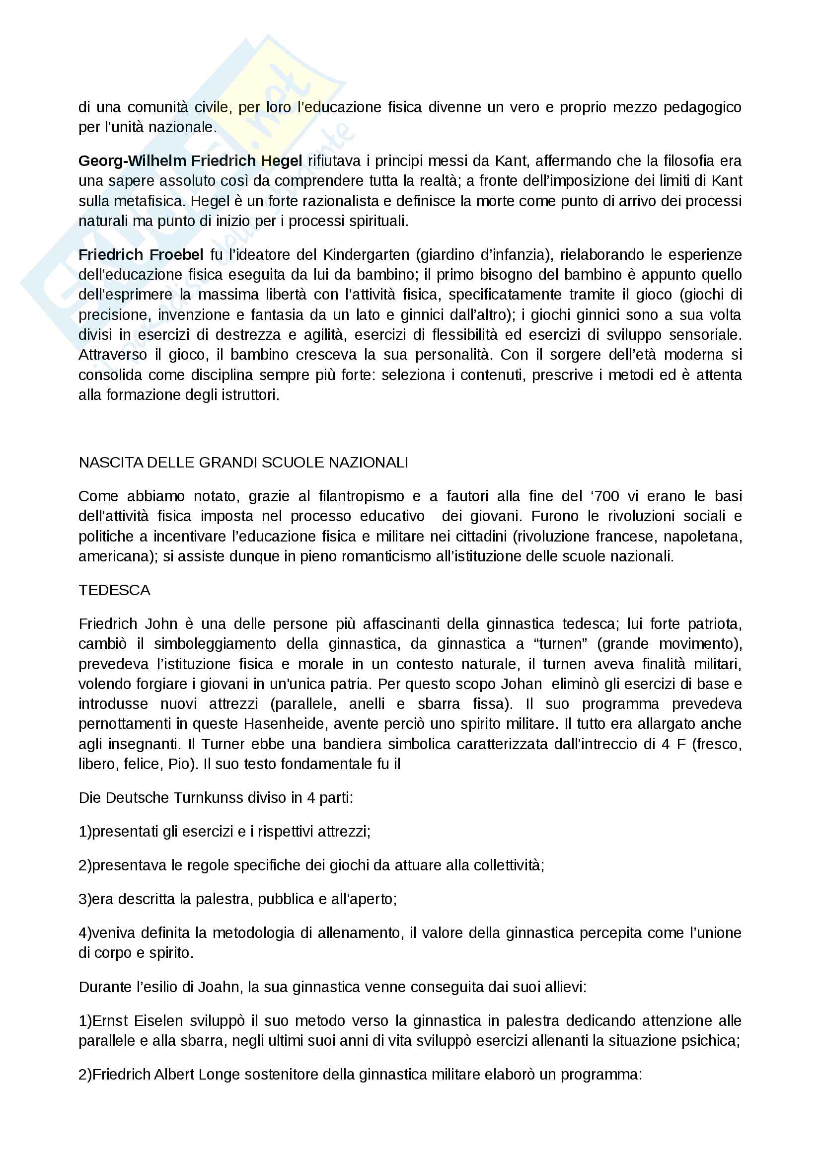 Pedagogia generale e dello sport (40 pag.) Pag. 11