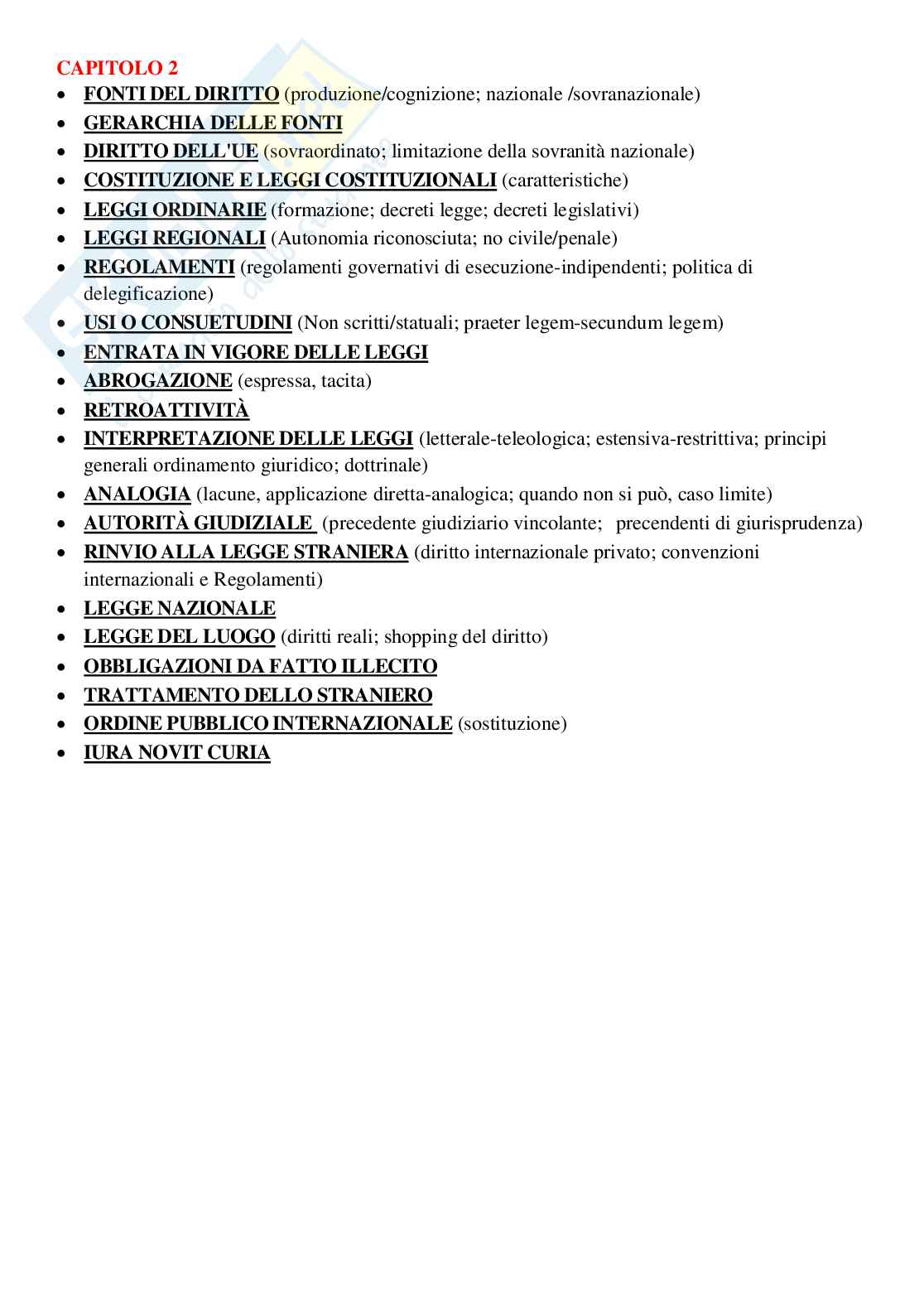 Mappa concettuale Pag. 2