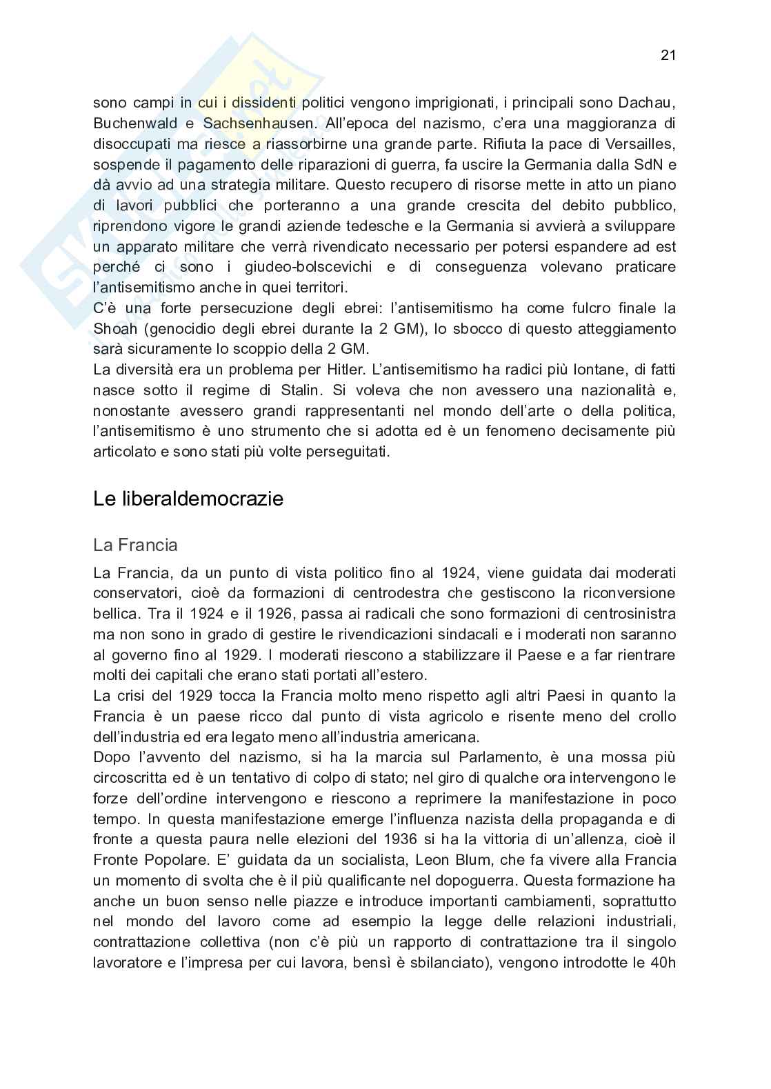 Storia del Novecento Pag. 21
